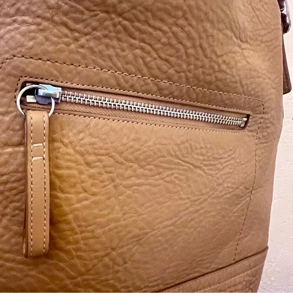 Coach 2006 Legacy Tan Thick Pebble Grain Leather Shoulder Hobo Bag Purse - Picture 6 of 17